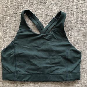 Outdoor voices Techsweat green bra